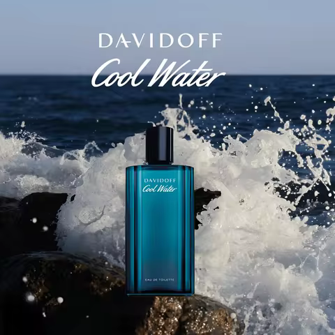 Davidoff Cool Water Eau de Toilette – Aromatic Men's Cologne – With Notes of Coriander, Mint, Lavend