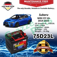 Münster Robust MF CMF 75D23 | 75D23L (60AH) Car Battery Bateri Kereta for Subaru WRX STi VA 2014-202