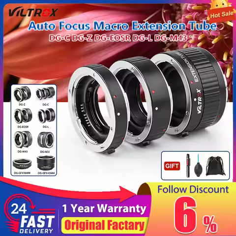 Viltrox Auto Focus Macro Extension Tube Lens Adapter for Sony E for Canon EF RF Nikon Z Panasonic Ol