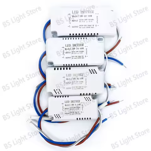 LED Driver Transformer 220V 24V 60-80W 40-60W 24-40W 8-24W 70V 120V 240mA Lighting Panel Diy For Lig