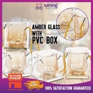 Glass Doorgift With Pvc Box/ Gelas Kaca Goodies  Door Gift Kahwin Murah Glasses Vip GSV-733PVC