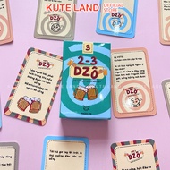 Bộ bài Drinking 2-3 Dzô phiên bản màu Xanh gồm 35 lá bộ bài nhậu độc đáo và thú vị trong các buổi tụ