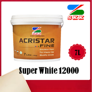 SKK Acristar Fine 7L Interior Emulsion Paint | Wall Paint | Matt | Cat Kapur 7L