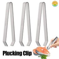 Stainless Steel Flat Mouth Hair Extractor / Kitchen Chicken Duck Plucking Clip / Tweezer Fish Bone C