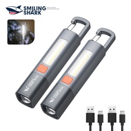 2PCS ไฟฉาย ไฟฉายแรงสูง ซูมได้ led light รุ่น SD-1023XPE ไฟฉายชาร์จไฟ หัวชาร์จเร็ว Flashlight 200000 Lumen ไฟฉายสว่างมากๆ ไฟฉาย led ชาร์จได้