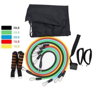 Five-Colored Elastic Resistance Gym Bands at Home, Best Gym Resistance Bands