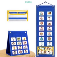 INN Kids Daily Schedule Chart 18+1 Pocket Visual Schedule Chart Visual Timetable Chart Daily Routine