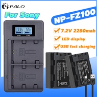 ♞,♘2280mAh NP FZ100 NPFZ100 Battery+Dual USB Charger for Sony Z Series, Alpha A7 III, A7R A9, A9R,