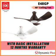 KDK E48GP 48" Ceiling Fan With LED Lights (Free Basic Installation)