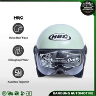 Helm Motor Hbc Classico Helm Half Face Dengan Visor Aksesoris Motor Perlengkapan Otomotif