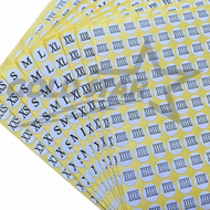 Kertas Tempelan Stiker Size Baju Sticker Tempel Ukuran Pakaian Stiker Label Size Stiker Tempel