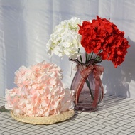 New Style 5-Head Leafless Hydrangea Autumn Color Hydrangea Simulation Floral Wedding Home Bouquet De
