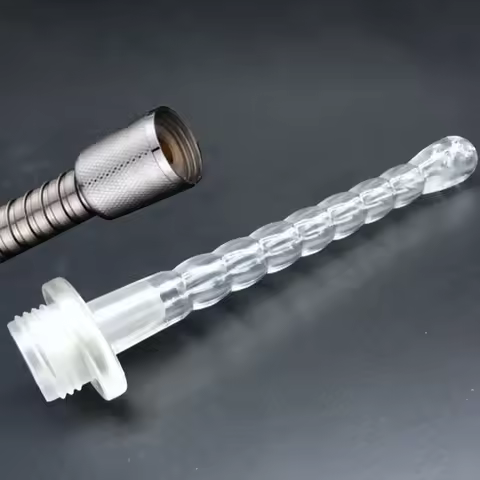 Portable Silicone Enema Cleaning Shower Wash Household Enema Anal Wash Douche Nozzle Anaal Douche Wo