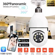 V380 CCTV Camera 1080P HD 360 °Light Bulb CCTV Wireless Wifi Monitor Camcorder audio night IP Cam