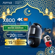 [NEW] 70mai Omni X800 360° Dashcam 4K Resolution | 4G Connectivity | AI Motion Detection | Buffered 