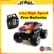 X Savage RC Car 1:24 Monster Truck Remote Control Car Kereta Control Kereta Kontrol Mainan Budak Lel