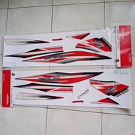 MERAH 871X0K39N10ZBL & 871X0K39N10ZBR body striping trim Spacy F1 helmet in 2014 Majestic Red origin