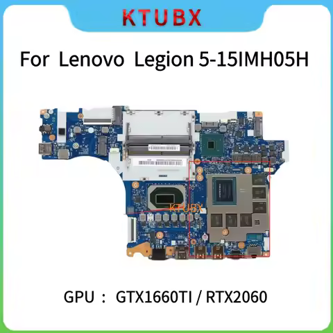 NM-C911 Motherboard.For Lenovo Legion 5-15IMH05H Laptop Motherboard.with CPU i5 i7 Gen.GPU GTX1660TI