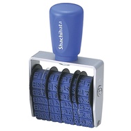 Shachihata Stamp Rotating Rubber Seal Japanese Date Horizontal 5 Size 767 Imprint Size Approximately