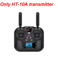 HOTRC HT-10A PWM 10ช่องสัญญาณตัวส่งสัญญาณคันเร่งด้านซ้ายมือ F10A ตัวควบคุมตัวรับสัญญาณระยะไกล2.4กรัม