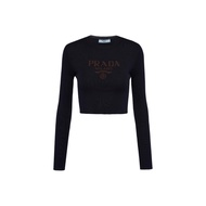 PRADA Sweater Womens Marine Blue
