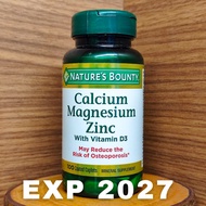 Nature's Natures Bounty Calcium Calcium Magnesium Zinc Vit Vitamin D3 D 3 100 Tablets