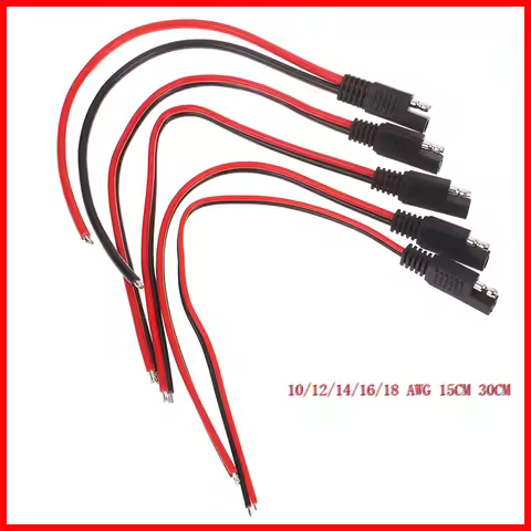 SAE Connector Extension Cable SAE Quick Connector Disconnect Plug SAE Power Automotive Solar Panel C