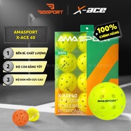 Genuine AMASPORT X-ACE 40 Pickleball - USAP Competition Ball Standard - Durable - Stable