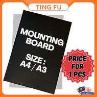 A3/A4 Black Mounting Board / Kadbod Hitam / Cardboard (800GSM/1000GSM) (PRICE FOR 1PCS)