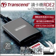 數位小兔【 Transcend 創見 RDE2 USB3.2 CFexpress Type B 高速讀卡機 】讀卡機