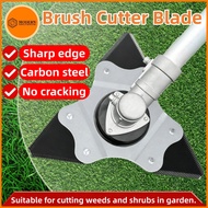 Brush Cutter Blade 3 Teeth 10 Inch Lawn Mower Weeder Accessories Grass Cutter Blade Carbon Steel