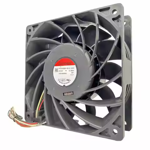 SUNON PFC0382B1-Q10C-SA9 120x120x38mm DC 24V 35.88W Industrial Cooling Fan, High Airflow, Dual Ball 