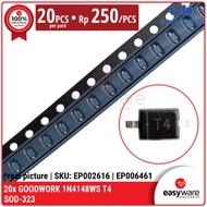 [20 PCS] Diode 1N4148 SOD-323 1N4148WS T4 SOD-323 Switching Diode 1N4148 SMD