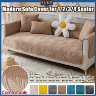 90*240cm Premium Sofa Protector Cover Modern Non-slip Sofa Towel Couch Cushion Four Seasons Durable Jacquard Stretch Slipcover for 1/2/3/4 Seater&amp; L Shape Combination Sofa