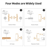 COMFAST 1-3KM 2.4G Outdoor Router CPE 300Mbps Wireless Bridge Amplifier 802.11b/g/n 11dBi Gain Anten