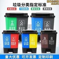 Kg垃圾分類垃圾桶帶蓋戶外大號雙色腳踏式家用廚房廚餘乾濕分離商