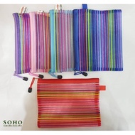 Rainbow Zipper Bag A5