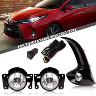 Fog light set for Toyota Yaris vios 2020 2021 2022 2023 2024 fog light for car bumper fog lamp assem