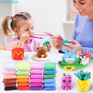 SEPTEMBER Ultra-Light Clay Toys Diy Toys Educational Toy Kid Gift Diy Slime Supplies Super Light Slimes Air Dry Plasticine Modelling Clay Creative Clay Soft Plasticine Toy