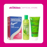 in stock Minoxidil Regroe 60ml, Pregroe Shampoo & Pregroe Conditioner