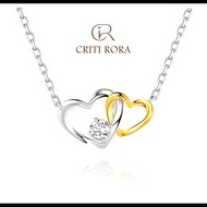 CRITI RORA | CVD HPHT LAB Grown Diamond Necklace（เพชรแท้ 100%）สร้อยคอเพชรสำหรับผู้หญิงพร้อมจี้รูปหัว