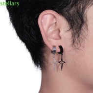STELLARSYNC Cross Clip Earring Gift Geometric Triangle Fake Piercing Female Drop Earring Fashion Jew