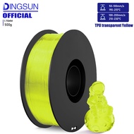 TPU 3D Printer Filament 1.75mm High Speed 95A Transparent TPU Filament 250g/500g/1KG Dimensional Acc