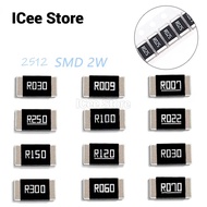 10Pcs 2512 Alloy Resistors 2W 1% SMD Resistor R001 R002 R003 R004 R008 R009 R010 R012 R015 2512 R020
