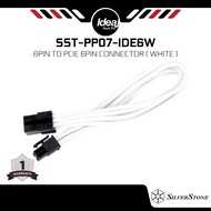 SILVERSTONE SST-PP07-IDE6W | White | Extension Power Supply Cable with 1 x 6-Pin to PCI-E 6-Pin Connector