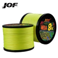 JOF 100M Strong Braided Fishing Line Tough And 8 Strands PE Multi-Color 18LB-78LB Floating Lure Line