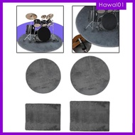 [Hawal] Electrical Drum Carpet Thick Drum Rug for Jazz Drum Electric Drum Stage