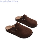 Women's Sandals. Classic Women's Suede Clog Sandals. Modern Women's Boston Suede Leather Sandals