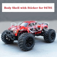 { Ready Stock} RC Car PVC Body Shell with Sticker for HSP 1/10 94701 RC Car Upgrade Parts