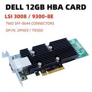 T93GD 2PHG9 DELL 12GBPS DUAL PORT SAS PCI-E EXTERNAL HBA 0T93GD W/ SHORT BRACKET 9300-8E